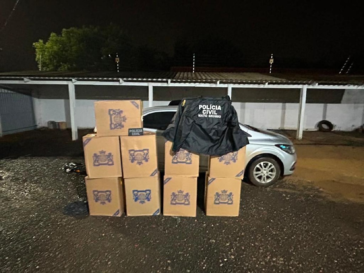 carga de quase 100 mil cigarros contrabandeados