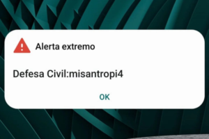 falso alerta da defesa civil, misantropia