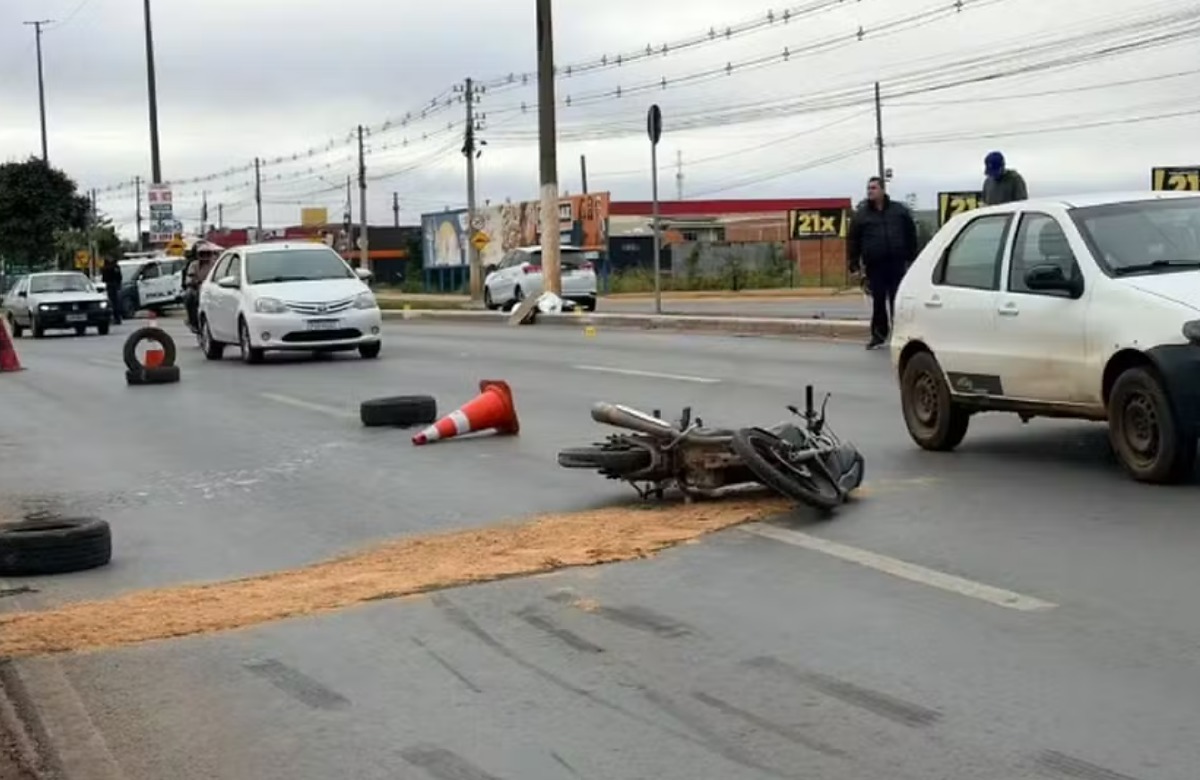 Acoidente moto Cuiabá