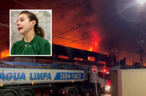 Fl&aacute;via Moretti, inc&ecirc;ndio, dep&oacute;sito, V&aacute;rzea Grande