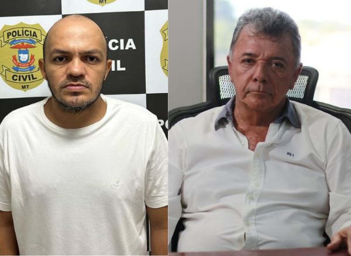 O caseiro&nbsp;Alex Roberto de Queiroz Silva e o advogado Renato Gomes Nery