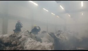 Inc&ecirc;ndio em empresa de algod&atilde;o em Rondon&oacute;polis