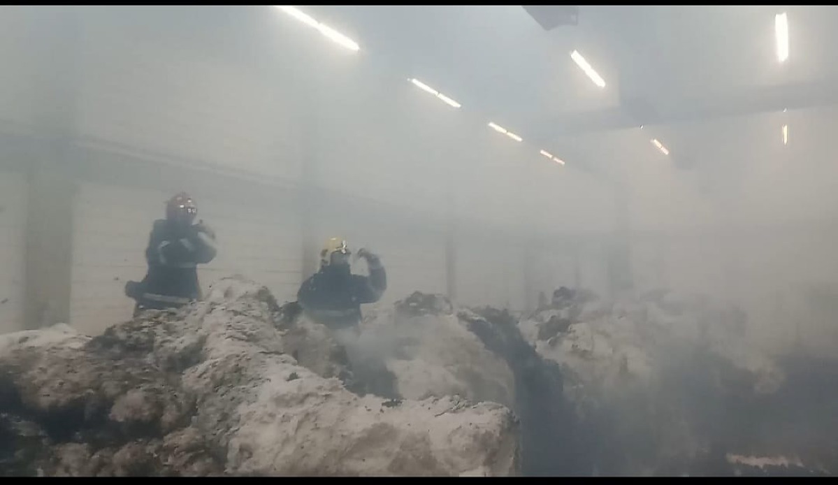 Incêndio em empresa de algodão em Rondonópolis