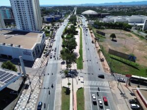 Obras do corredor do BRT em Cuiab&aacute;, tr&acirc;nsito liberado