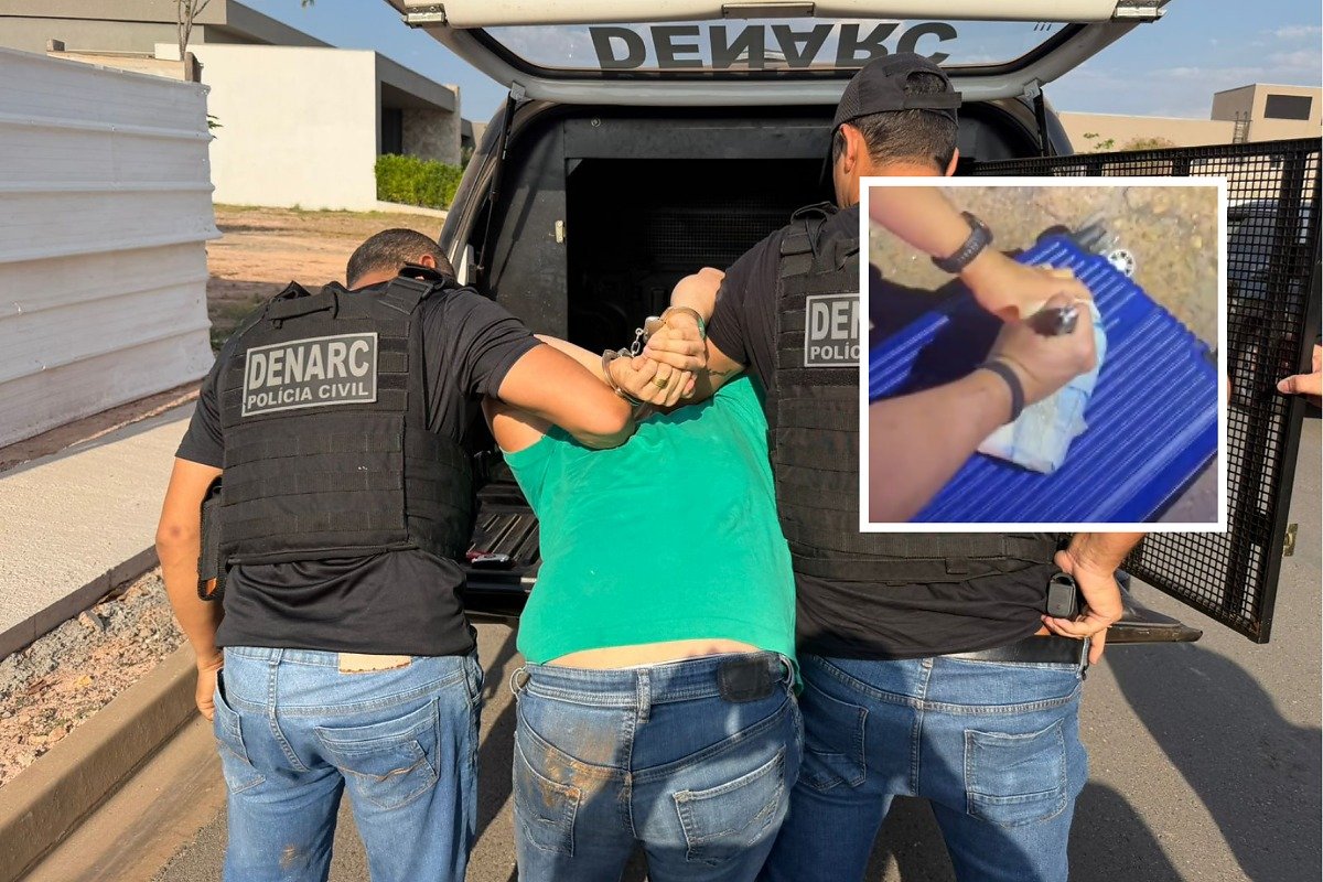 homem coloca droga no carro da ex