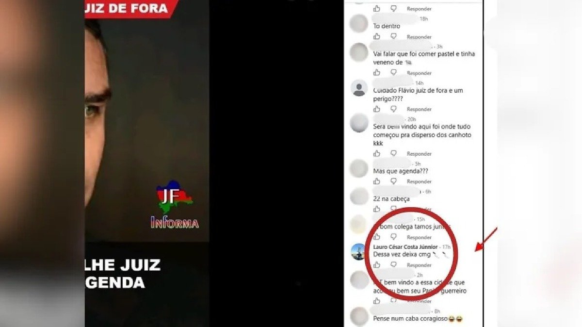 flavio amea&ccedil;a facada