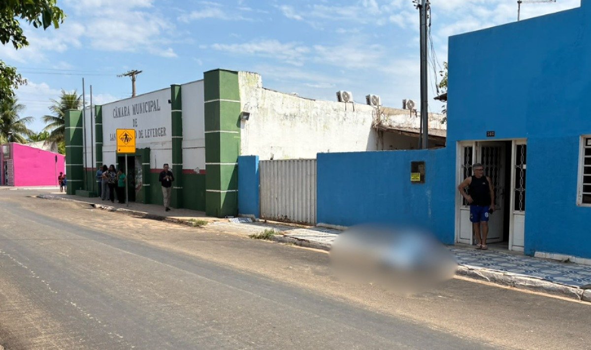 Homem morto a tiros, C&acirc;mara Municipal de Santo Ant&ocirc;nio do Leverger