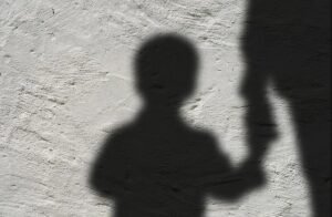 sombra, menino, abuso, sequestro