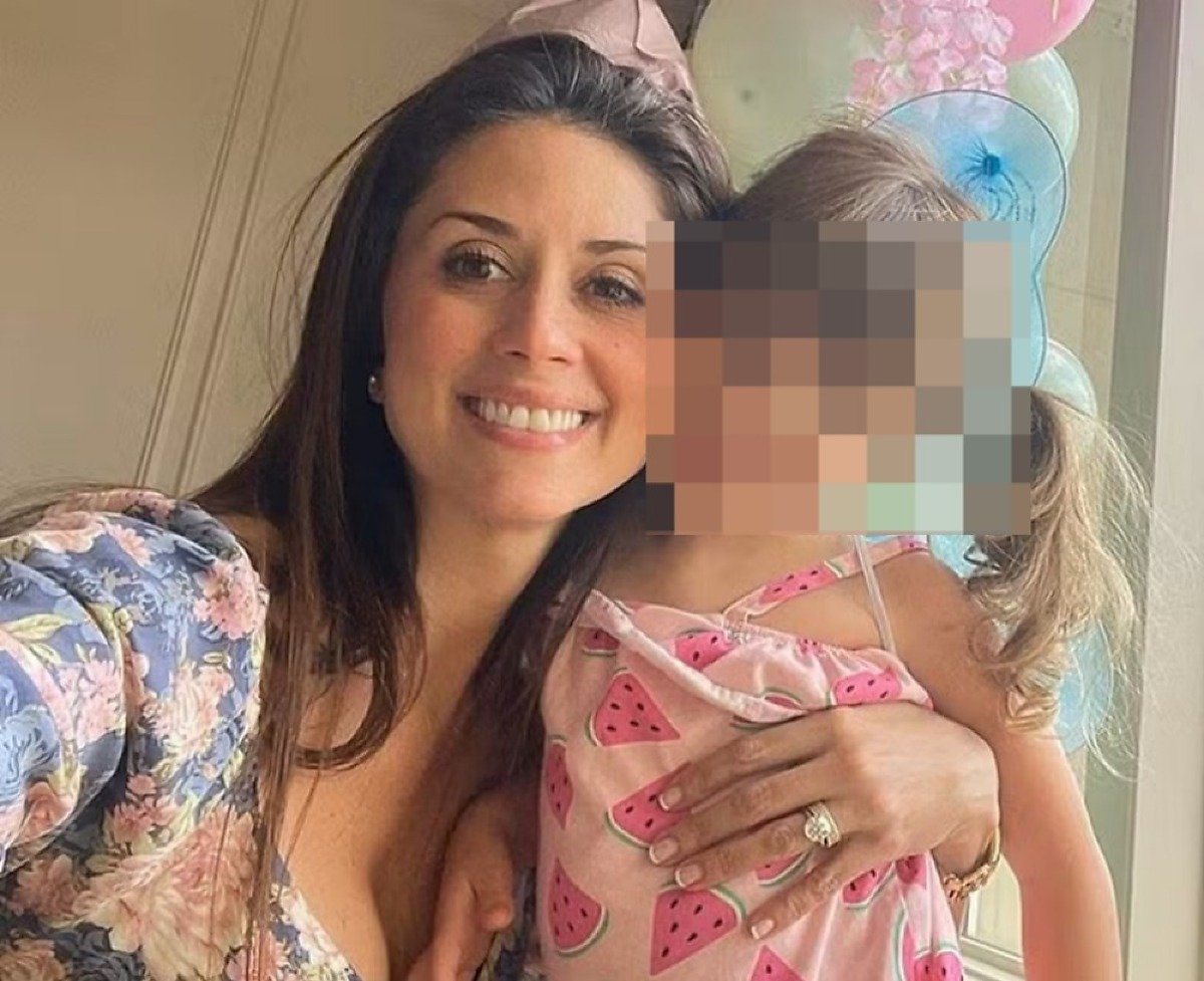 Cibelle Savella e a filha morte nos EUA