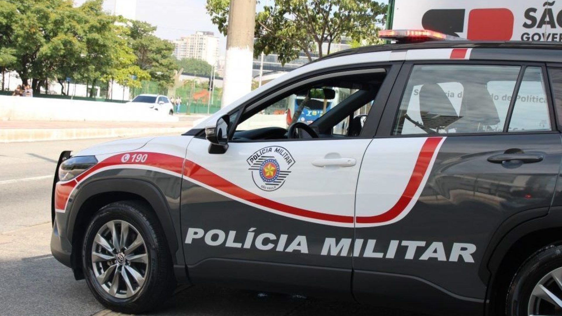 Viatura da Polícia Militar  • Reprodução/SSP