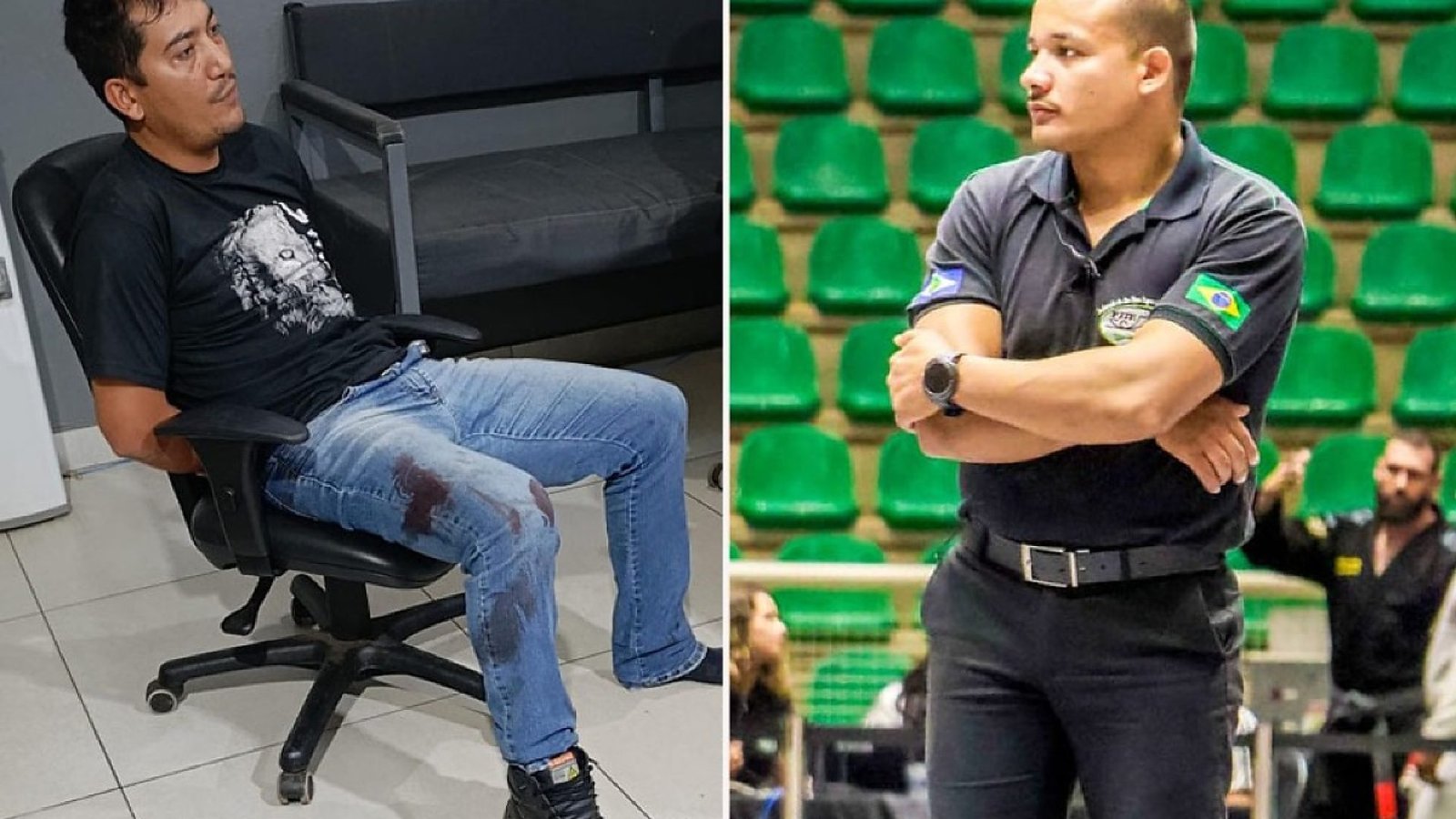 policial militar Renato Oliveira Arag&atilde;o e Jonathan Vieira dos Santos