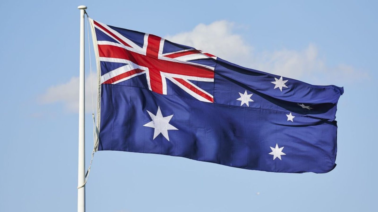 Bandeira da Austrália  • Getty Images: Andrew Merry