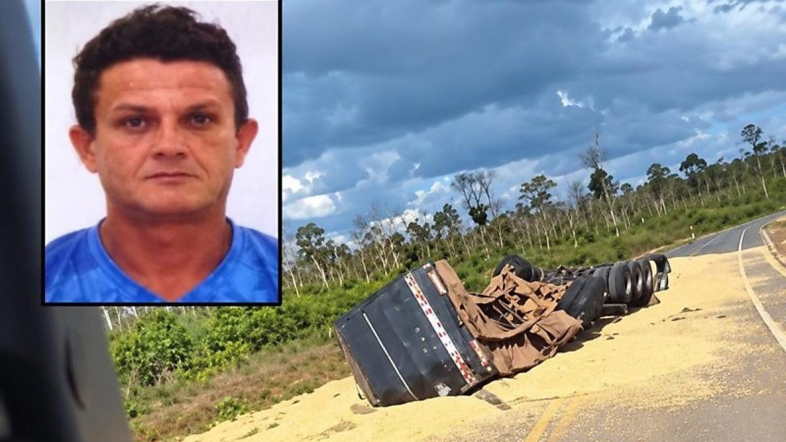 Ednaldo Soares Silva caminhoneiro acidente