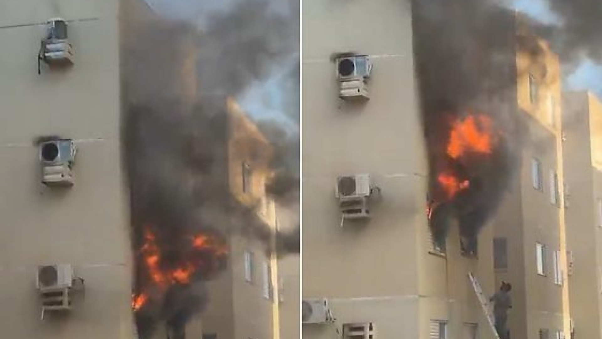 inc&ecirc;ndio apartamento em VG