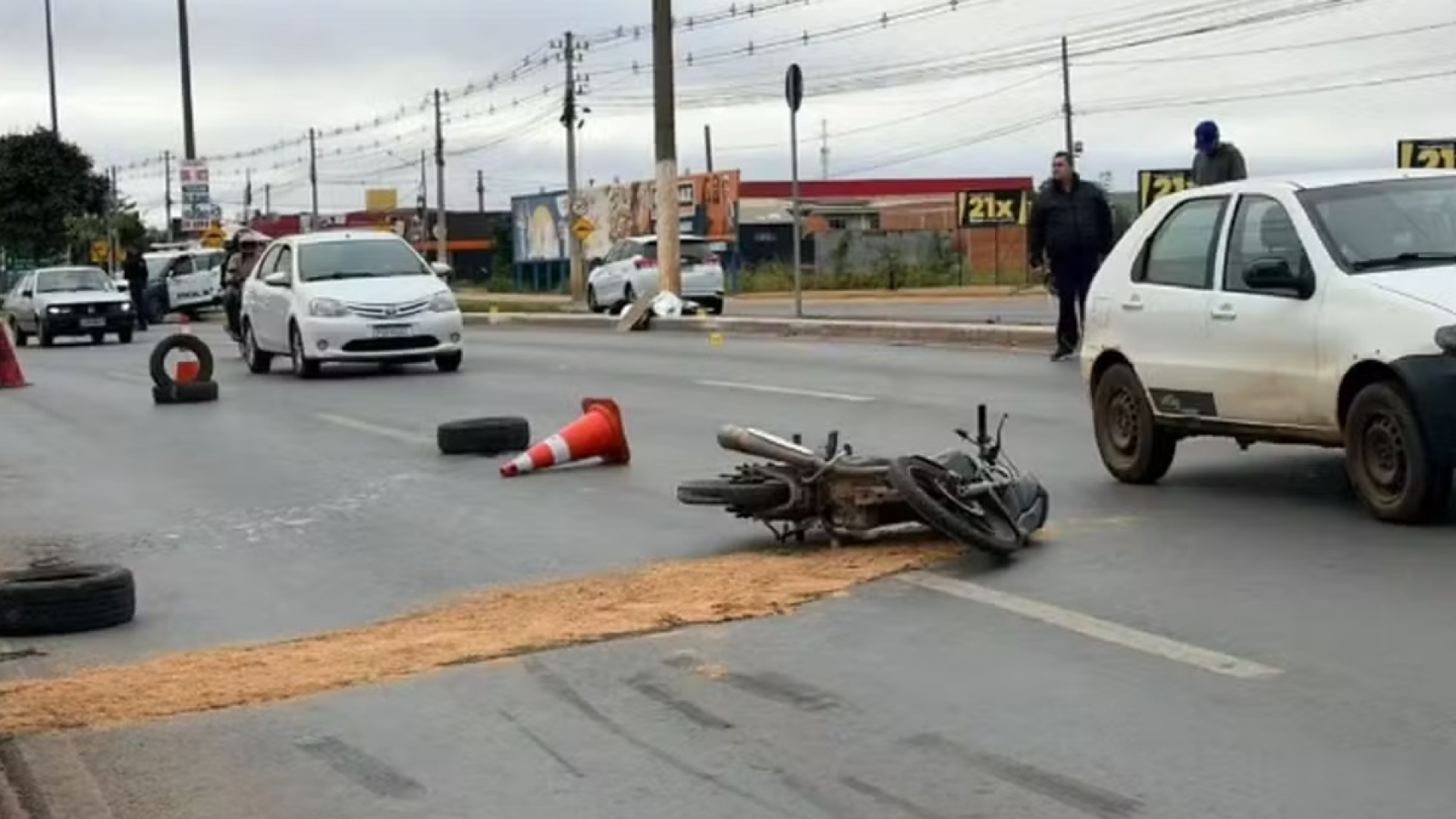 Acoidente moto Cuiab&aacute;