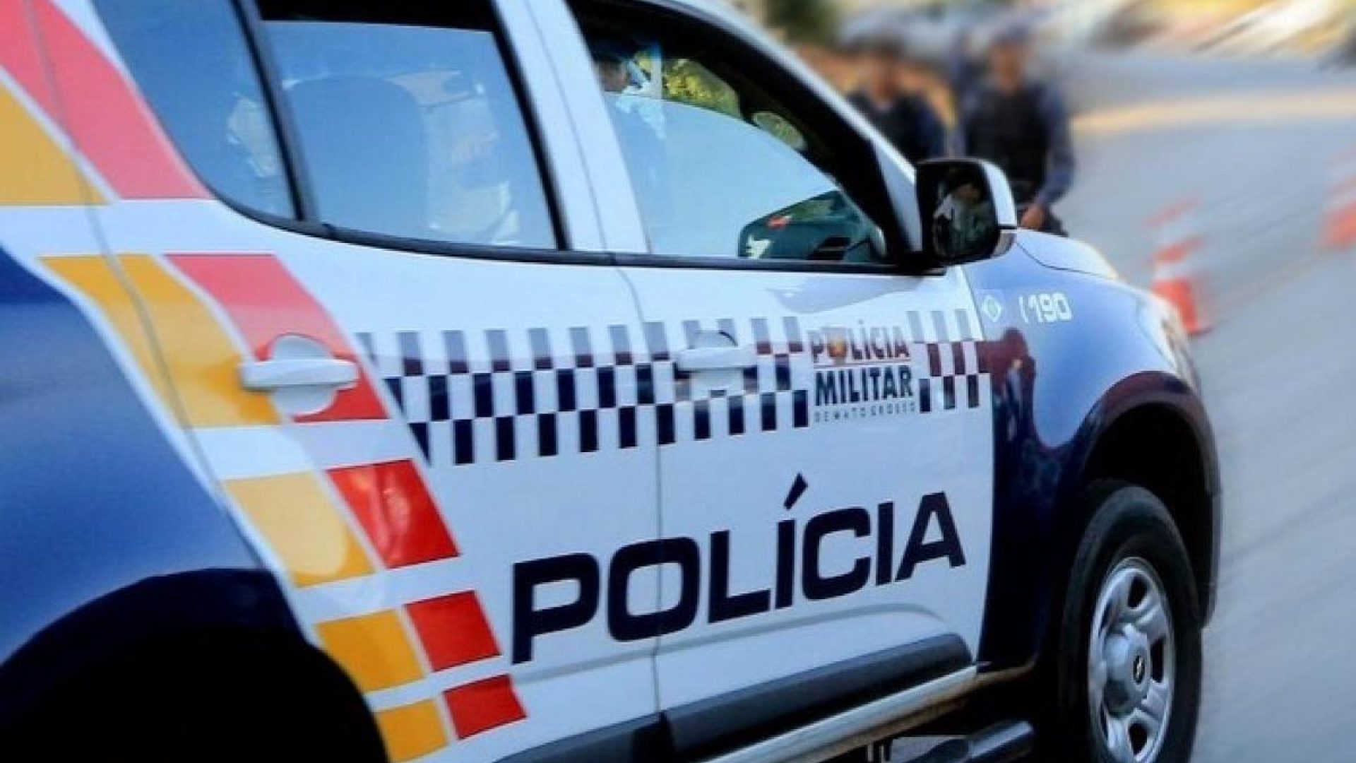 Viatura da PM, viatura da Pol&iacute;cia Militar