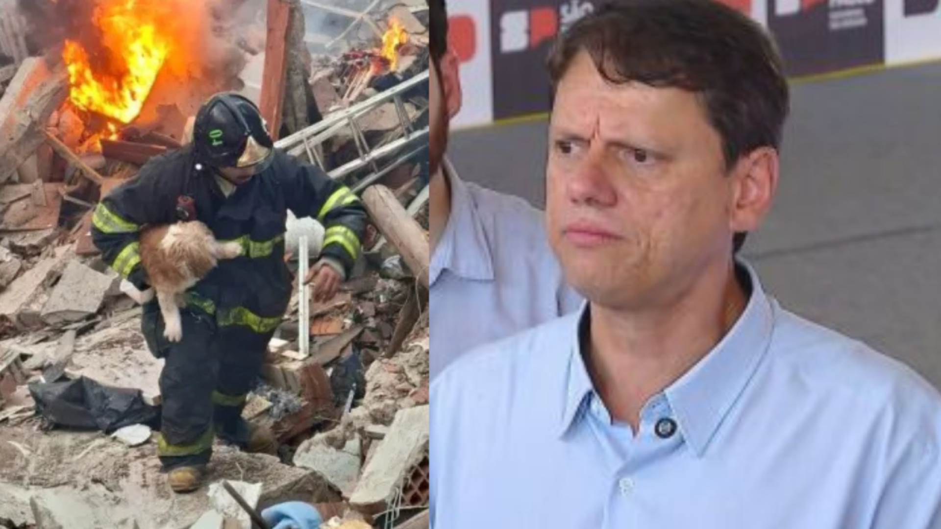 O governador de São Paulo convoca a Sabesp e Comgás para informar os próximos passos sobre a explosão em Jaguaré  • Repordução