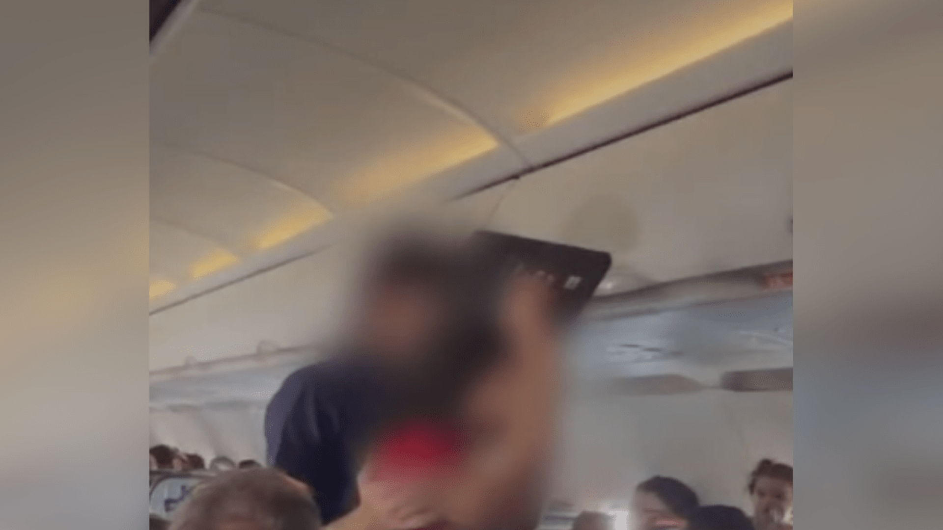 Comissário de bordo contém pregação em voz alta de menina em voo em São Paulo  • Reprodução