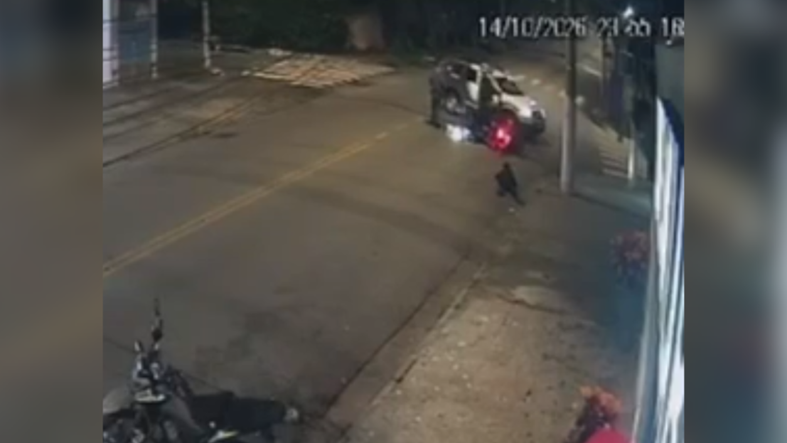 Pm atropelou e matou um suspeito durante tentativa de assalto  • Reprodução
