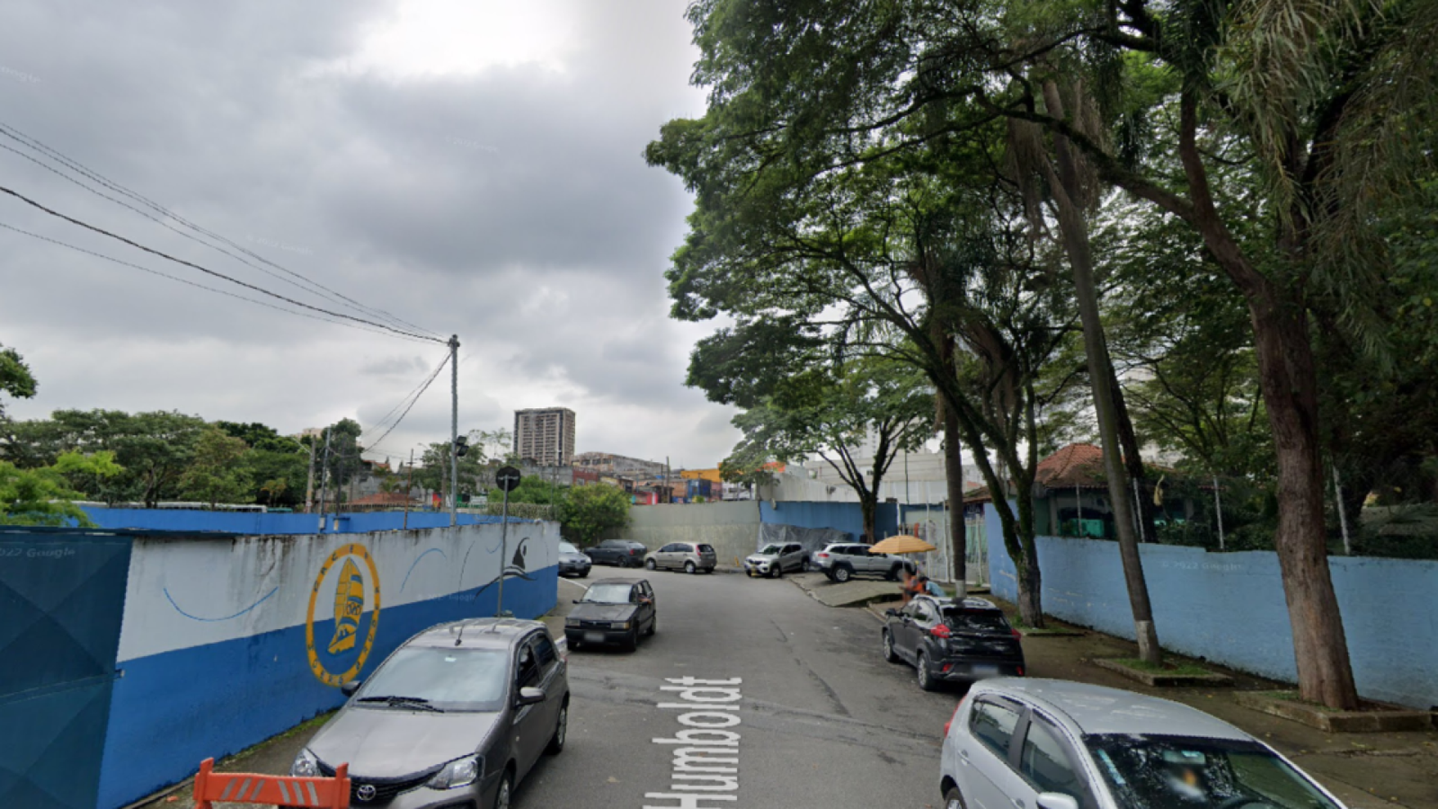 Homem dirigia na contramão quando a PM o avistou.  • Reprodução/Google Street View
