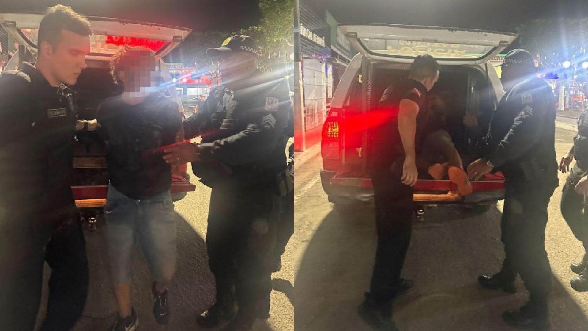 Os crimes aconteceram em um curto intervalo de tempo e mobilizaram uma ação conjunta da Polícia Civil e da Polícia Militar do Pará.  • Reprodução