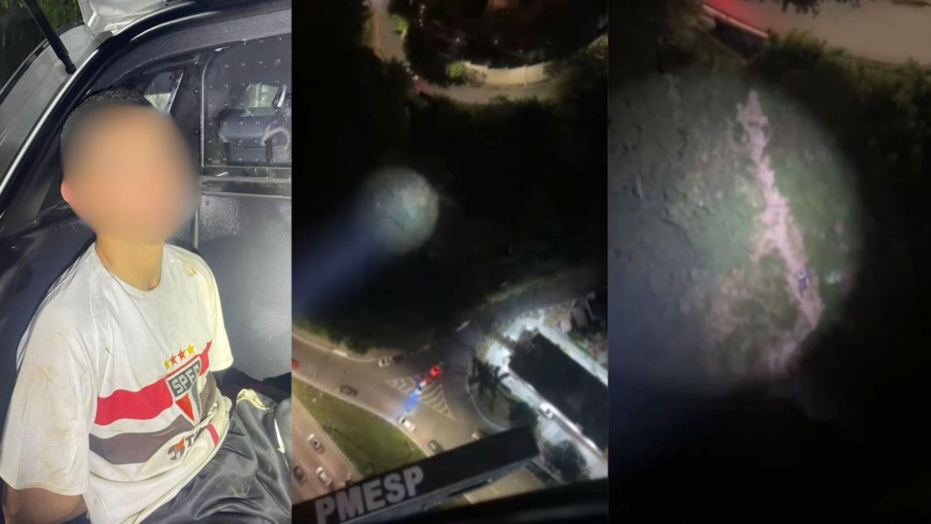 A prisão aconteceu após uma testemunha avisar policiais da região sobre a atuação do suspeito, que estava quebrando vidros dos carros  • Reprodução