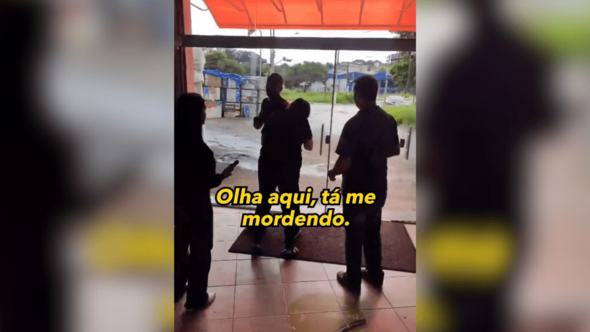 Uma confusão em uma loja de acabamentos terminou em agressões  • Reprodução