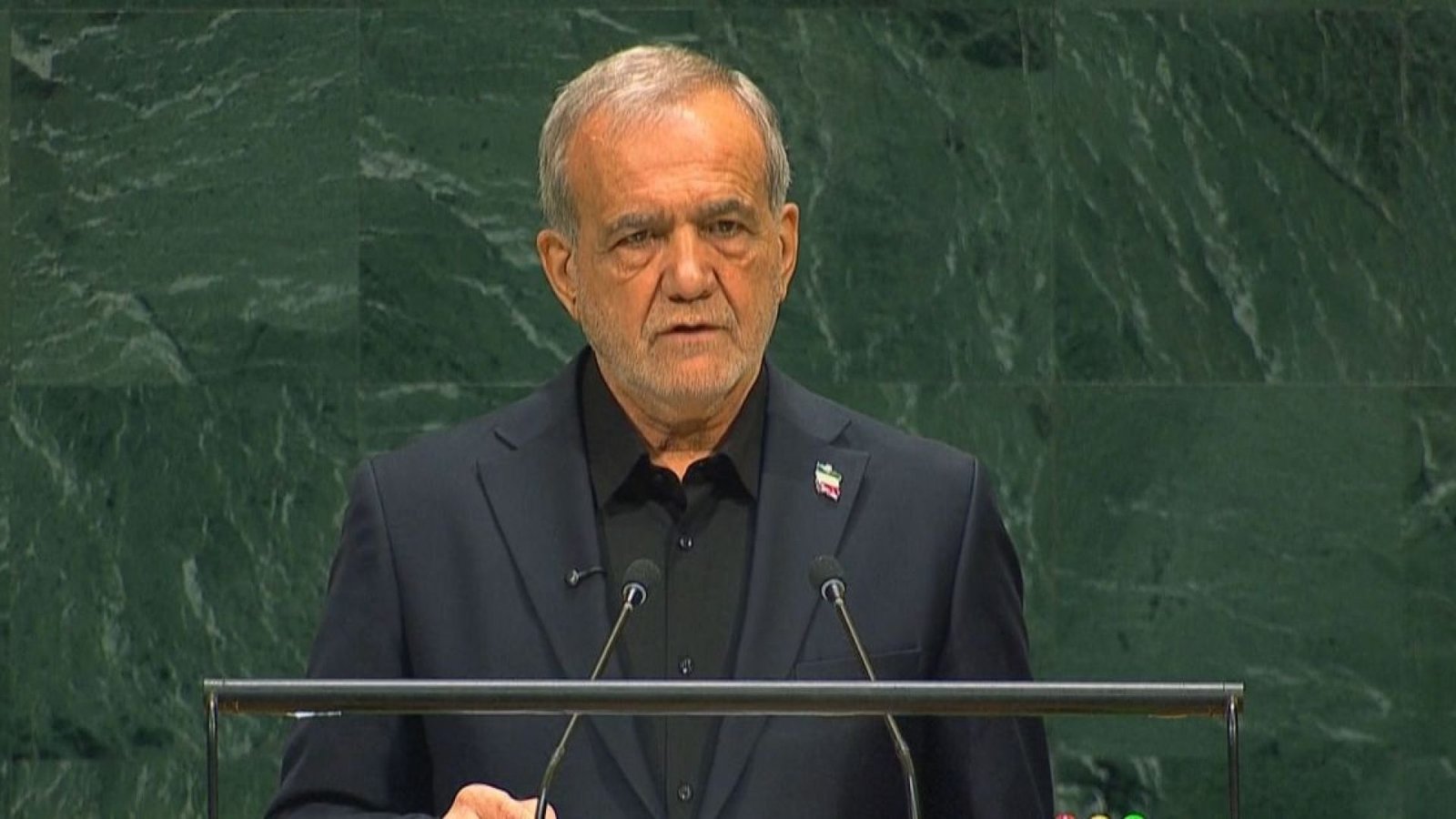 Presidente do Irã, Masoud Pezeshkian, discursa na Assembleia Geral da ONU 2026  • REUTERS