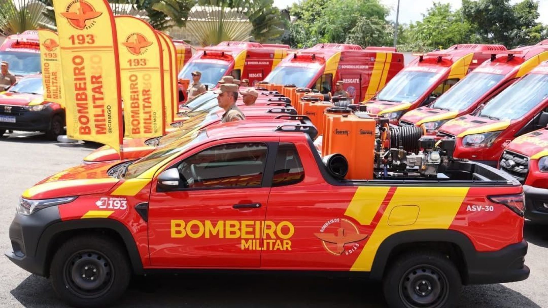 VIaturas do Corpo de Bombeiros Militar do Estado de Goiás (CBMGO)  • undefined