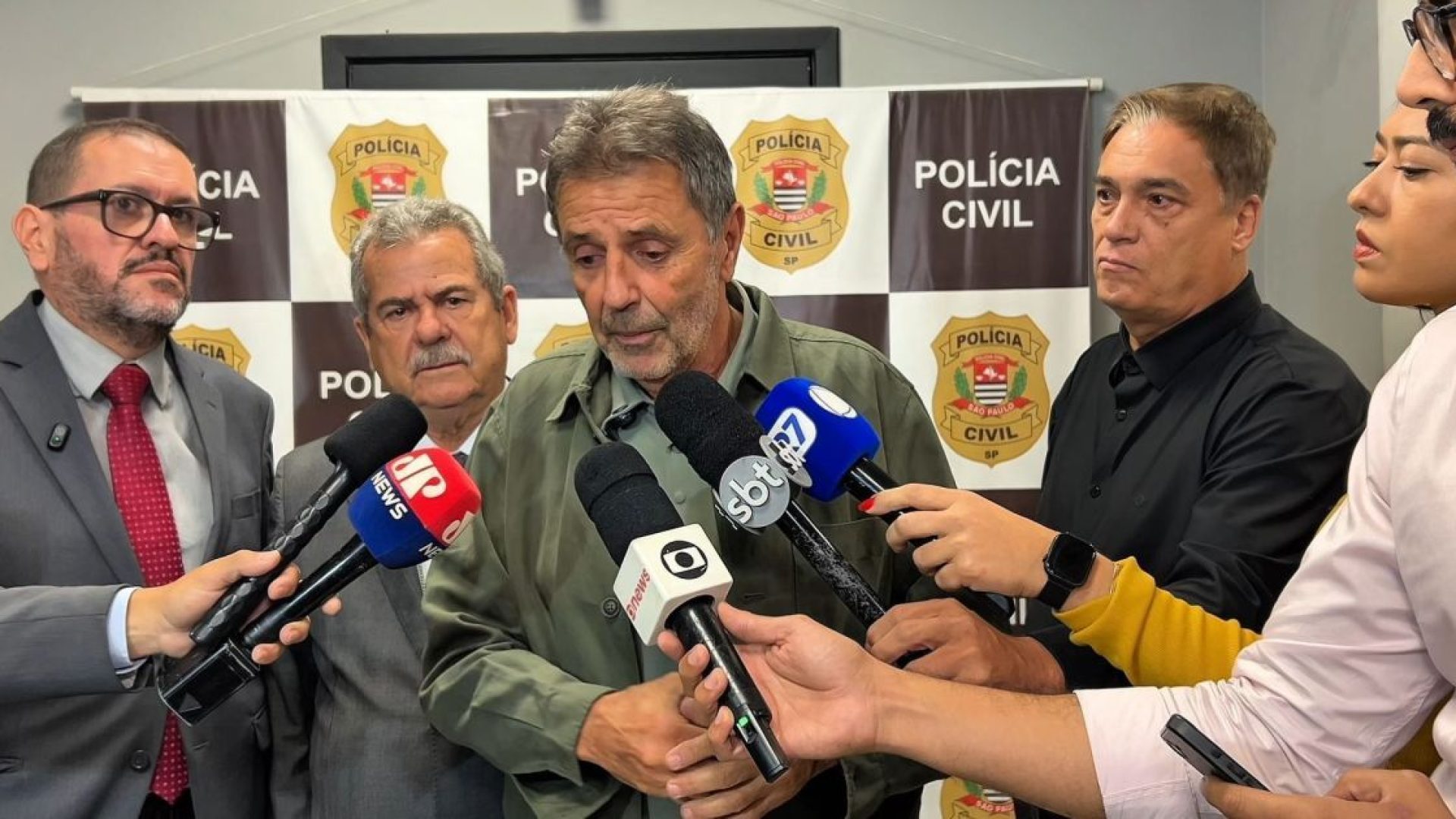 Secretário de segurança pública Osvaldo Nico comentou o crime em coletiva à imprensa  • SSP-SP