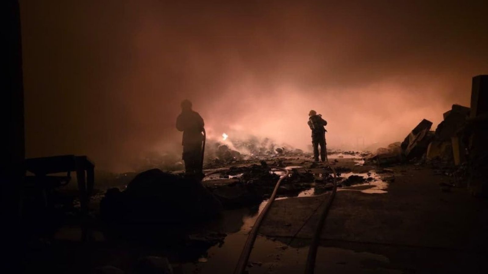 Incêndio de grandes propoções em BH  • Divulgação/CBMMG