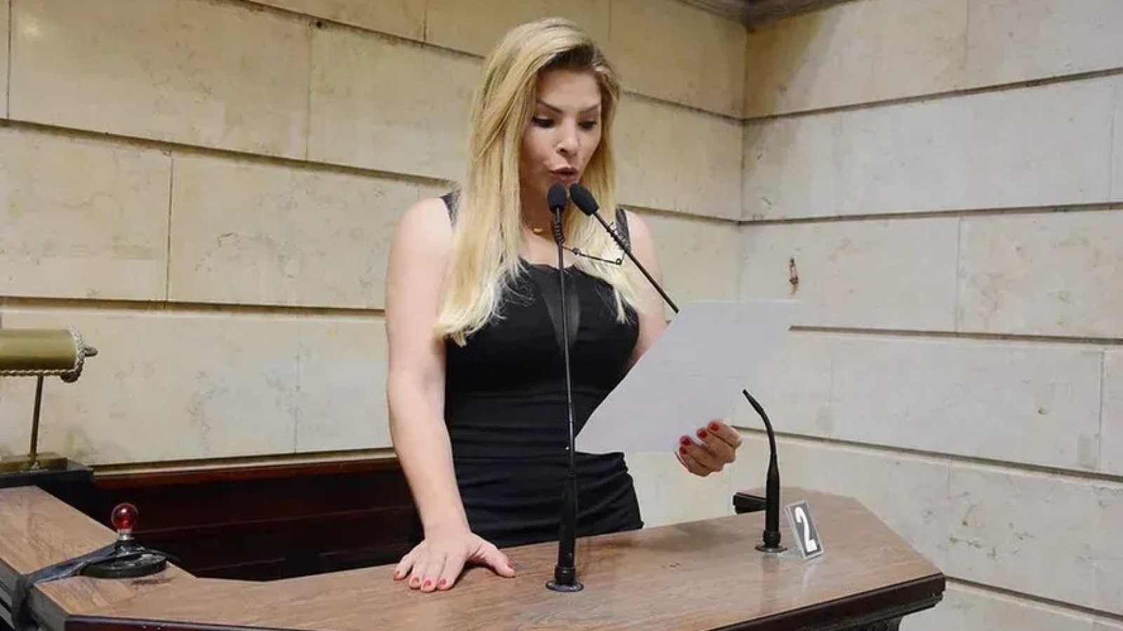 Veronica Costa foi vereadora pelo Rio de Janeiro  • Divulgação