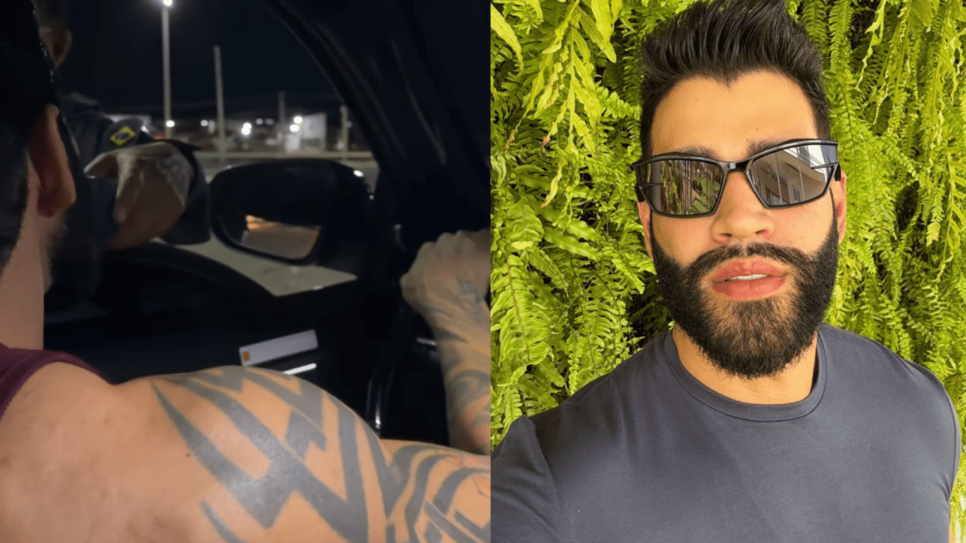 Gusttavo Lima passa por teste de bafômetro  • Reprodução/Instagram