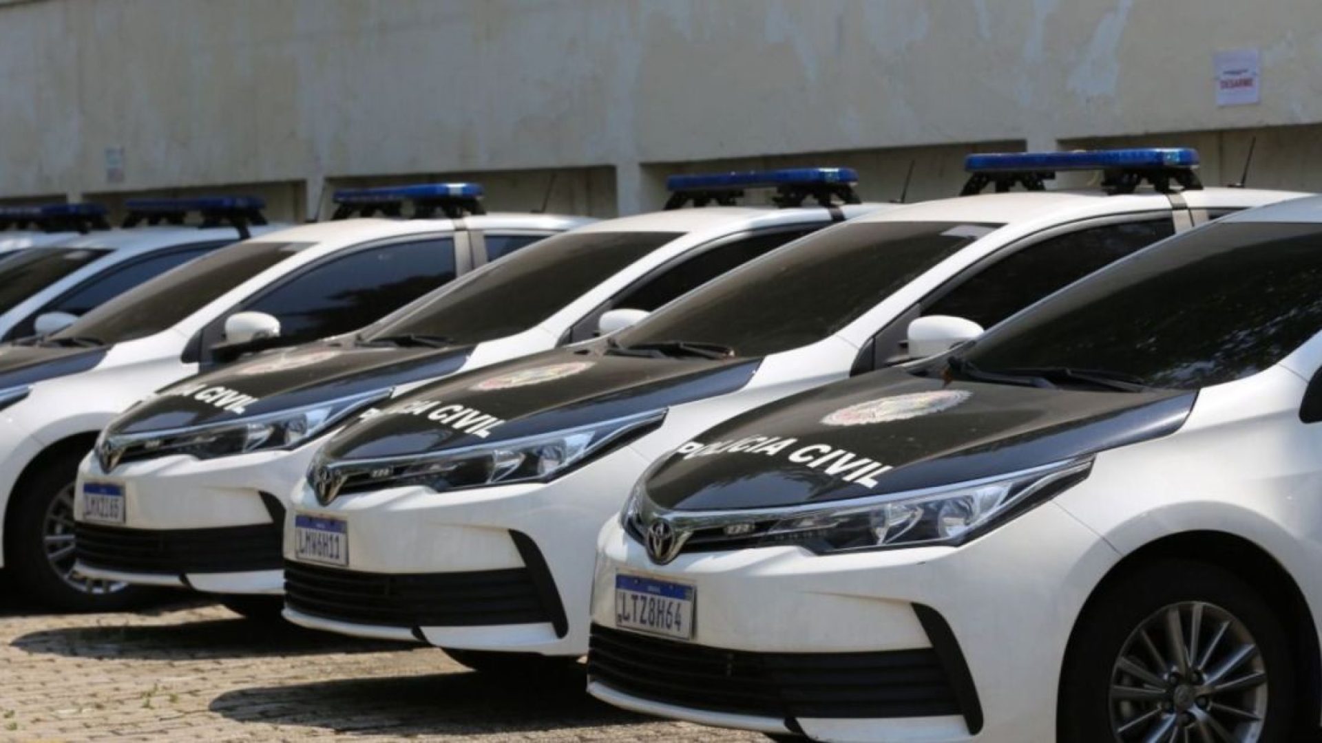 Viaturas da Polícia Civil do Rio de Janeiro  • Reprodução/ PCRJ