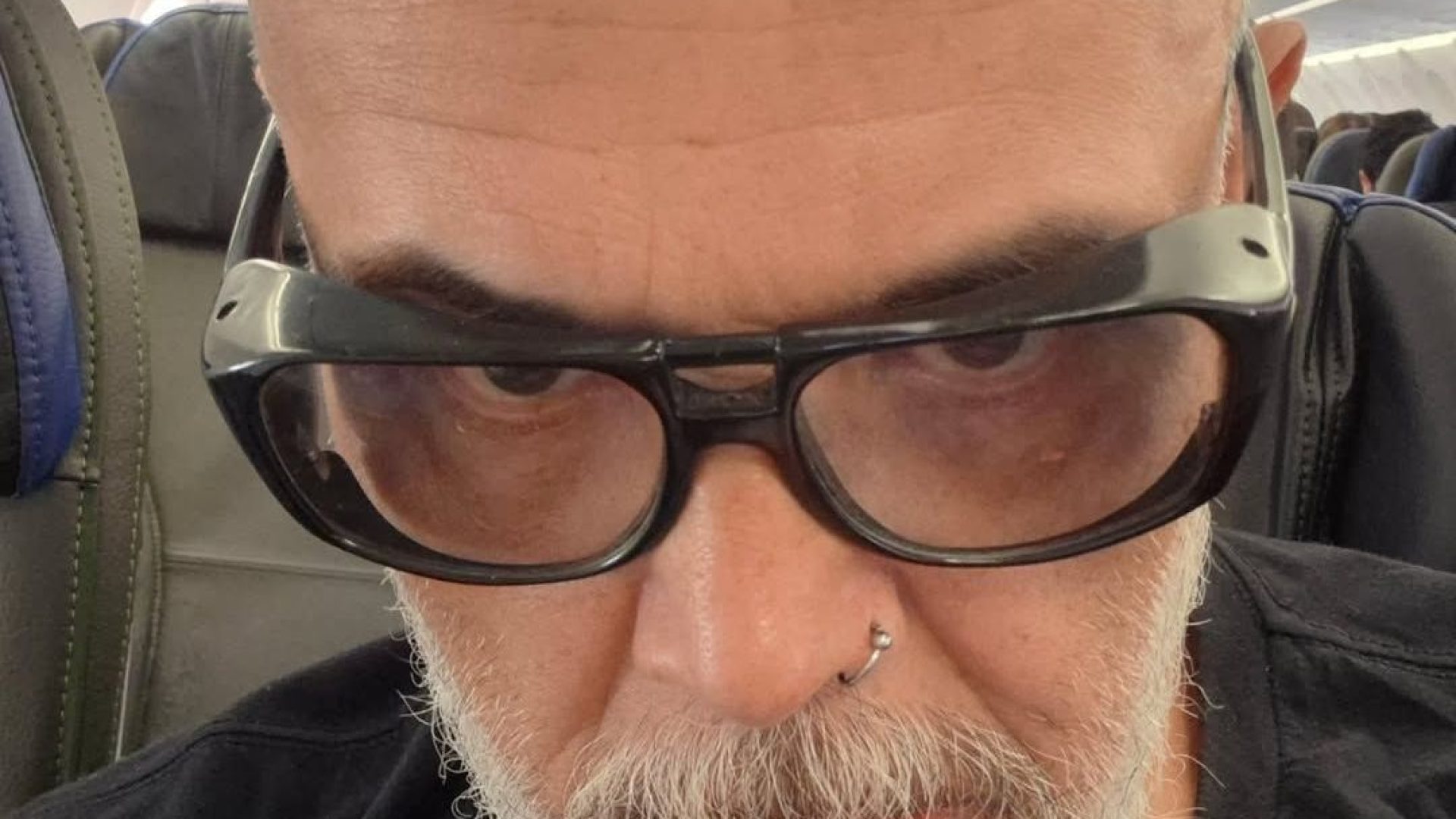 João Gordo durante viagem em fevereiro  • Instagram | João Gordo