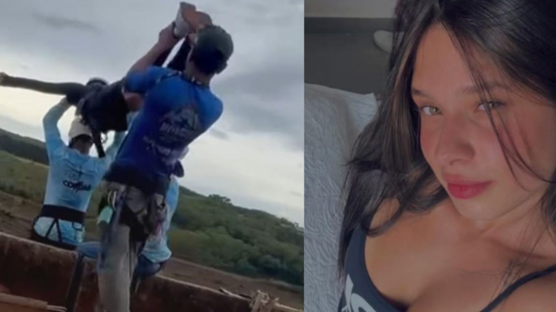 Maria Eduarda Rodrigues morreu após ser jogada de ponte sem corda ao praticar rope jump  • Reprodução/Redes Sociais
