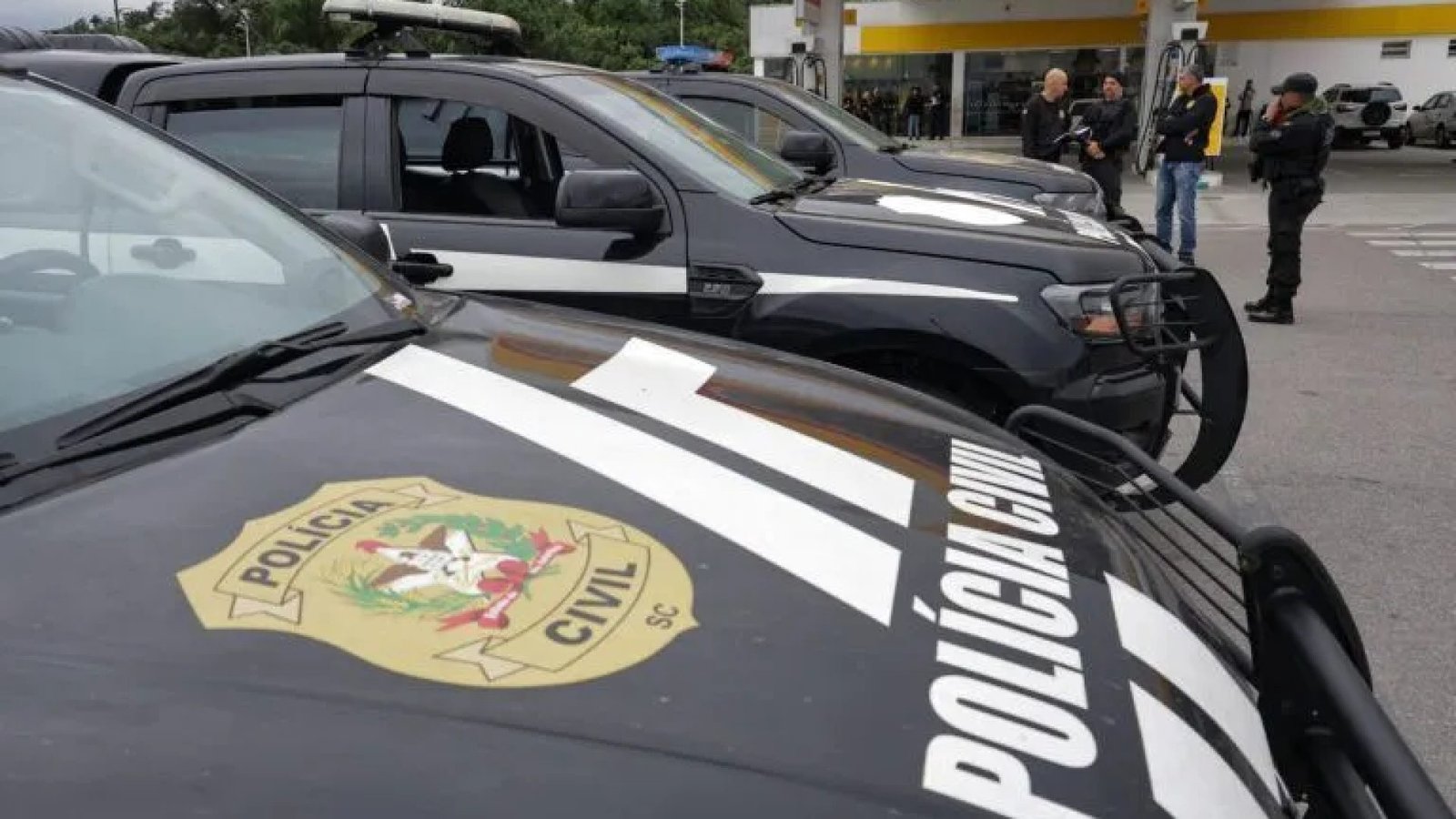 A Polícia Civil do estado de Santa Catarina cumpriu, nesta segunda-feira (19), quatro mandados de prisão nas cidades de Santo André e São Paulo  • Polícia Civil Santa Catarina