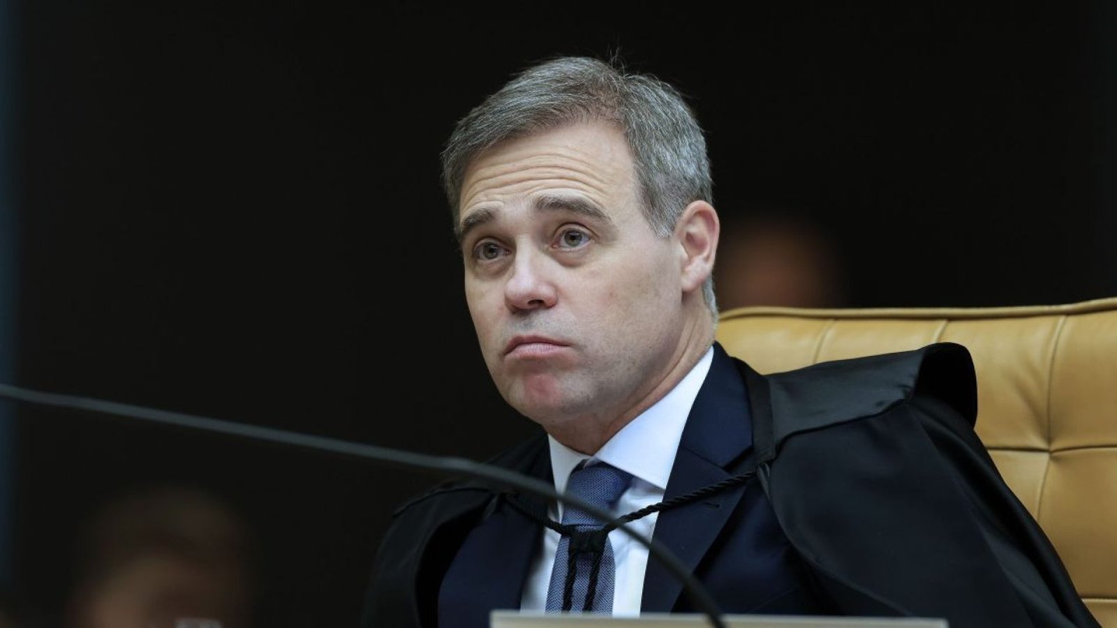Ministro André Mendonça durante sessão plenária do STF  • Rosinei Coutinho/STF