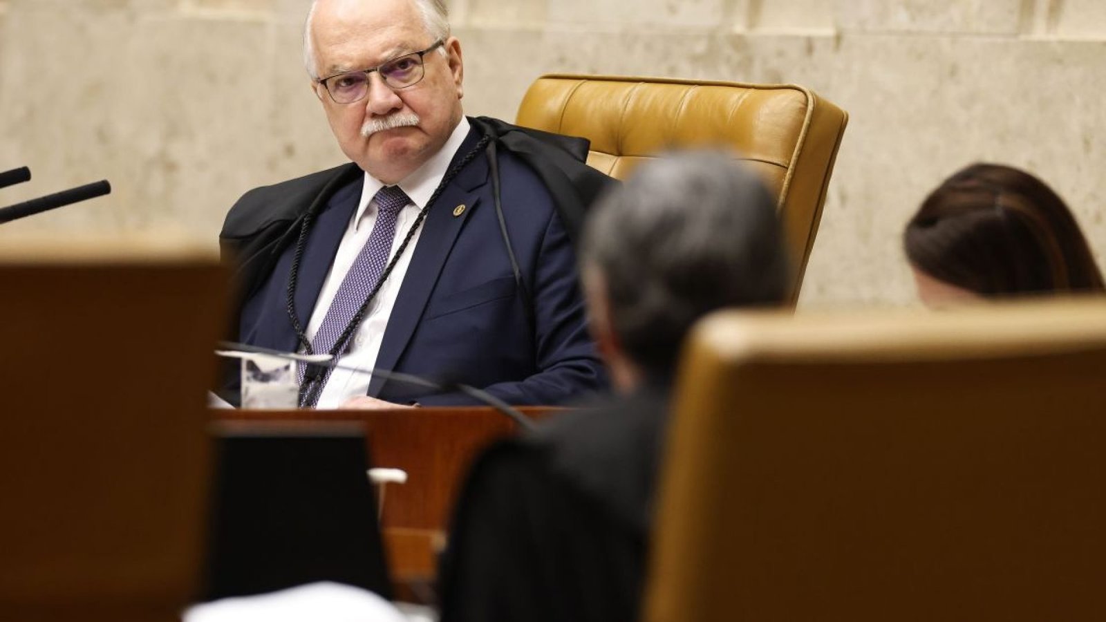 O presidente do STF, ministro Edson Fachin  • Alejandro Zambrana/STF