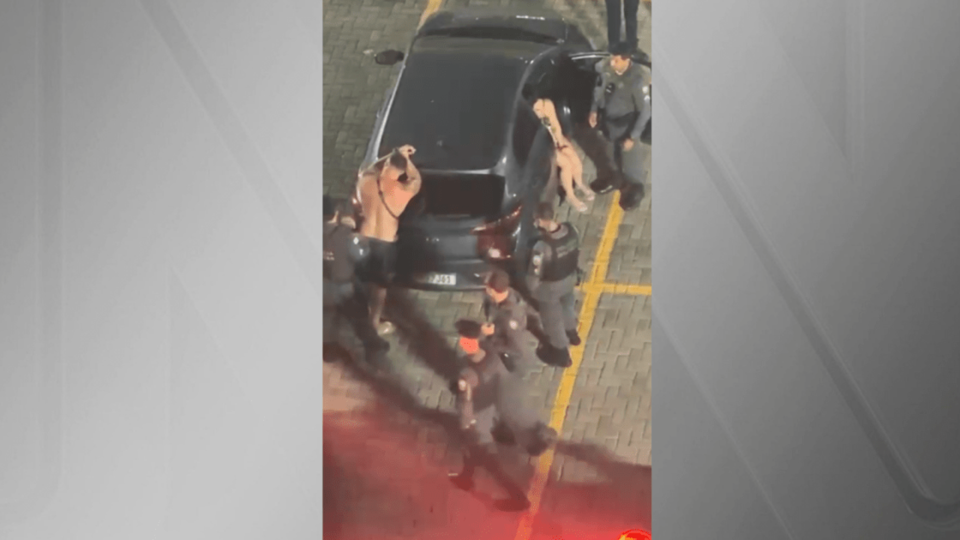 Homem foi conduzido ao Presídio Militar  • Reprodução/Serra Noticiário